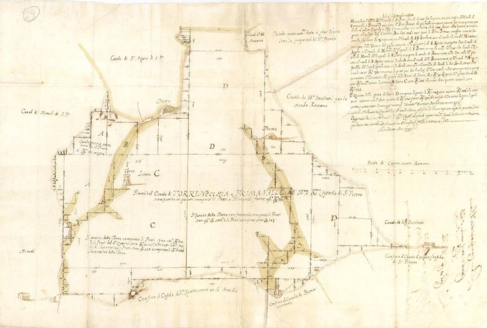1660 - Carta del Catasto Alessandrino